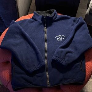 Blue Air Navy Blue Fleece Jacket